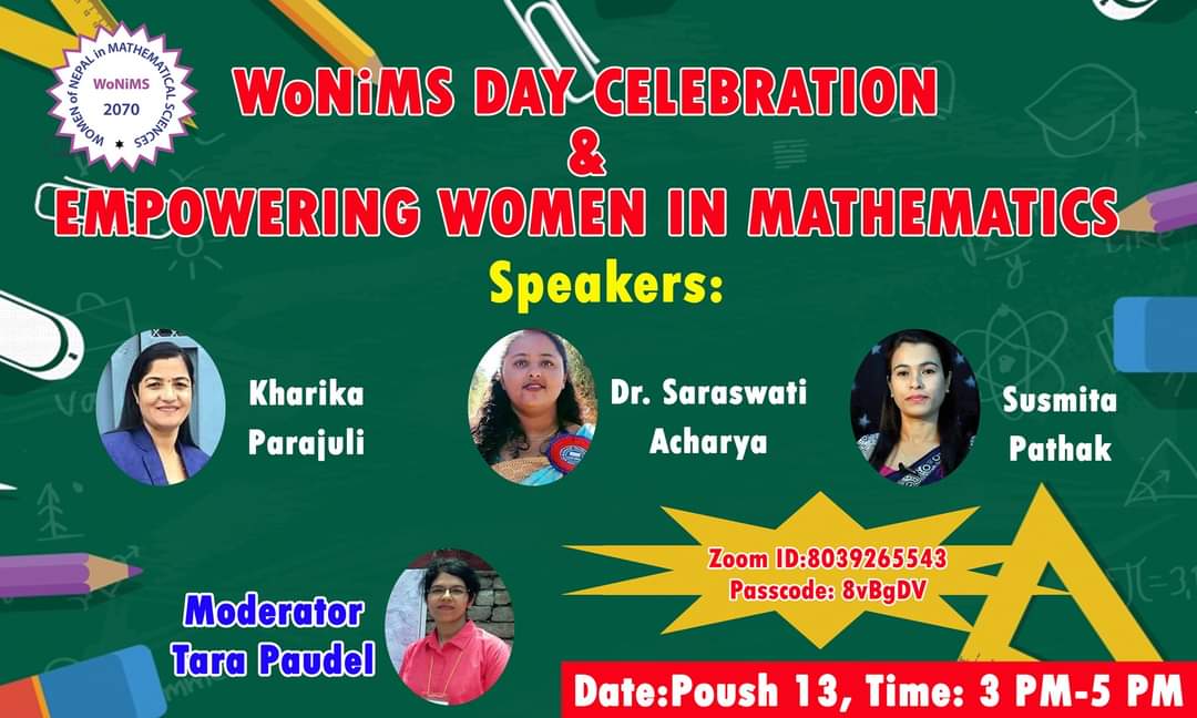 WoNiMS Day Celebration & Empowering Women in Mathematics 2077